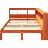  Krevet s regalom za knjige bez madraca 120 x 190 cm od borovine | shoptok.hr
