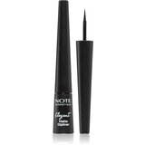Note Cosmetique Elegant Matte Dipliner tekoče črtalo za oči z mat finišem 01 Coal Black 2,5 ml | Shoptok.si
