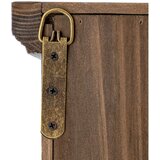 Bloomingville Modra stenska vitrina iz masivne jelke 81x91 cm Hazem – | Shoptok.si