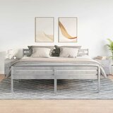  Noćni ormarići 2 kom s 2 ladice betonsko sive boje 40x36x50 cm | shoptok.hr