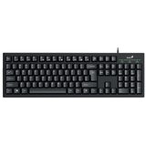 Genius Smart KB-100 žična USB tastatura punog formata, US raspored, crna Cene