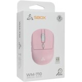 S Box WM-710 bežični miš, rozi | shoptok.hr