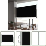  The Living Store Zložljiva stranska tenda za teraso 60x300 cm črna - Stranska Tenda, (21743741) | Shoptok.si