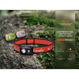 Fenix HL16V2BLK - LED čelna lampa LED/3xAAA IP66 450 lm 200 h crna/narandžasta | Eponuda.com