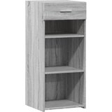  Komoda siva boja hrasta 40 x 42,5 x 93 cm od konstruiranog drva | shoptok.hr