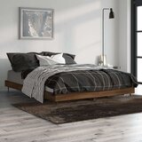  Za krevet smeđi hrast 140x190 cm konstruirano drvo | shoptok.hr
