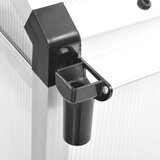 Staklenik od aluminija 421 x 190 x 195 cm 15,6 m³ | shoptok.hr