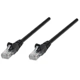342100 RJ45 mrežni kabel, Patch kabel cat 6 U/UTP 15.00 m crna 1 St.