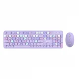 tastatura i miš AC306 purple combo, 2.4G