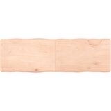 vidaXL Mizna plošča 160x50x(2-6) cm neobdelana hrastovina naraven rob Cene