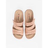 SEASTAR Light pink flip-flops on a low wedge | shoptok.hr