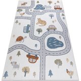 RugsX Preproge Preproga BONO 8283 ulica, živali krem / 140x190 cm Bež | Shoptok.si