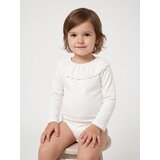 Sinsay Pamučni bodi dugih rukava s ažurnim ovratnikom | shoptok.hr