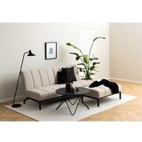 Actona Crni okrugao stolić za kavu s pločom stola u mramornom dekoru ø 80 cm Wyre – | shoptok.hr