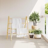  Dvostruke ljestve za ručnike s 4 prečke 90x50x100 cm od bambusa | Eponuda.com