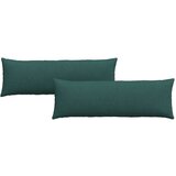 vidaXL jastučići za sofu 2 pcs tamnozelena 120 x 40 cm tkanina | shoptok.hr