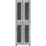  Highboard FLORIN Siva Sonoma 60 x 35 x 182 cm Konstruirano drvo | shoptok.hr