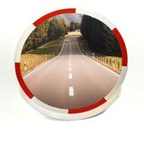 UNA ZORCIC Una-Zorčić Akrilno ogledalo, 60cm, Crveno-belo Cene