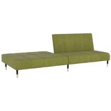  Kavč dvosed z ležiščem svetlo zelen žamet, (21749658) | Shoptok.si