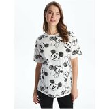 LC Waikiki Crew Neck Mickey Mouse Printed Short Sleeve Oversize Maternity T-Shirt cene