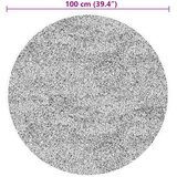  Tepih HUARTE kratkih vlakana mekani i perivi zeleni Ø 100 cm | shoptok.hr