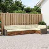  Set vanjskih sofa 6 pcs Prirodna i krem 402 x 172,5 x 73 cm | Eponuda.com