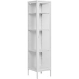 House Nordic Bela kovinska vitrina 40x180 cm Brisbane – | Shoptok.si