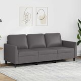  Trosjed siva 180 cm od umjetne kože | shoptok.hr