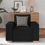 vidaXL Sofa fotelja crna 60 cm tkanina | shoptok.hr