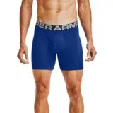 Under Armour UA Charged Cotton 6in Boxerjock 3 Pack, Royal - M, (20485705)