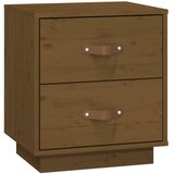  Noćni ormarići 2 kom boja meda 40x34x45 cm od masivne borovine | shoptok.hr