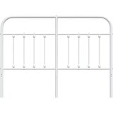  Metalno zamjensko uzglavlje bijelo 135 cm | shoptok.hr