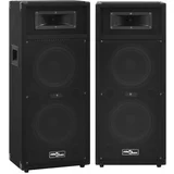 Profesionalni pasivni HiFi zvučnici 2 kom 1000 W crni