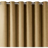  Curtain MILANA color light brown style classic silver silver metal eyelets chenille 140x245 HOMEDE | shoptok.hr