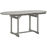 vidaXL Vrtni blagovaonski stol (120-170) x 80 x 75 cm od drva bagrema cijene