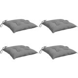  Jastuci za stolice 4 kom sivi 40 x 40 x 7 cm od tkanine Oxford | Eponuda.ba