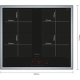 SIEMENS EXTRAKLASSE iQ700 EX645HXC1M s Indukcijska plošca, samostojna pokrom, 60 cm, crna | Shoptok.si