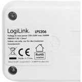 Logilink produžni kabl 3 mesta, prekidač, 1.5m, beli ( 5513 ) | ePonuda.com