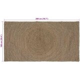  Tepisi za područja Siva 100 x 200 cm Juta | shoptok.hr