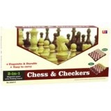 Lean_Toys Strateška igra Šah Dama 2v1 Deska | Shoptok.si