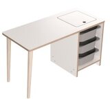 Hanah home Radni sto Soho White Grey