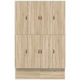  Krevet s ladicama Sonoma hrast 140 cm Konstruirano drvo | shoptok.hr
