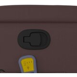 vidaXL Masažni naslonjač na podizanje od umjetne kože smeđa | shoptok.hr