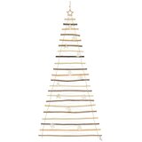  Božićno drvce s 130 LED svjetlima Prirodna 210 cm Masivni jasen | shoptok.hr