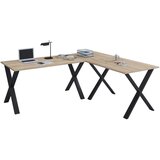 MID.YOU Kotna Pisalna Miza Lona, Hrast | Shoptok.si