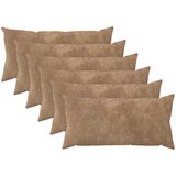  Presvlaka za jastuk 6 pcs HEERLEN Sivosmeđa 40 x 70 cm | shoptok.hr