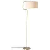 Ellos Home Kremno bela/medeninasta tekstilna stoječa svetilka (višina 160 cm) Josho – | Shoptok.si