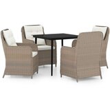  5-dijelni vrtni blagovaonski set smeđi | shoptok.hr