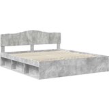  Konstrukcija postelje Beton 180 x 200 cm Masivno borovo les, (5000102098) | Shoptok.si