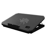 Postolje za notebook ESPERANZA SAMUM, do 17”, ventilator+kontrola, ergonomski podesivo USB hub EA141